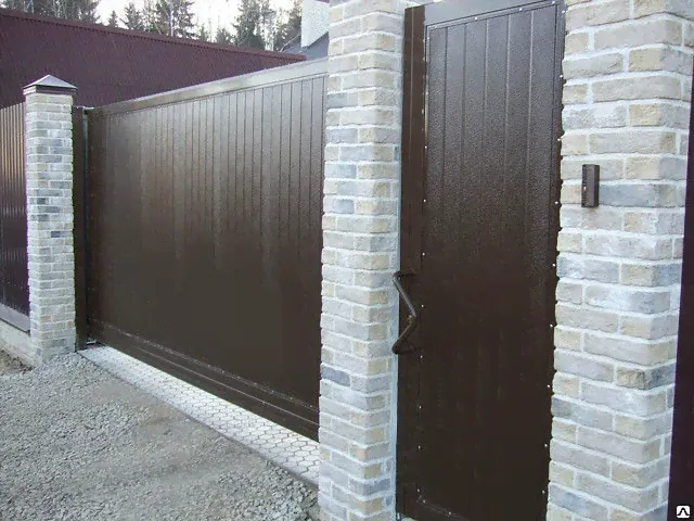 Ворота уличные откатные DoorHan 4500x2100 мм