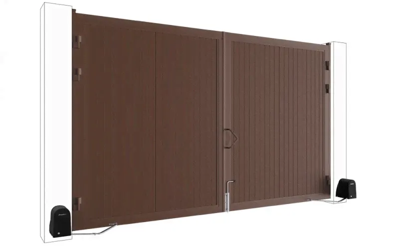 Распашные ворота DoorHan 5000x2500 мм-0