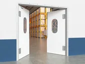 Маятниковая распашная дверь DoorHan ширина 1200 высота 2800