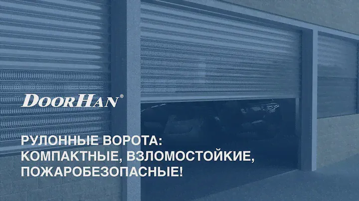 Промышленные рулонные стальные ворота Doorhan