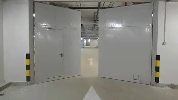 Компания Ворота Противопожарные распашные ворота с калиткой